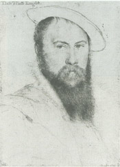 Image of Sir Thomas Wyatt, by Hans Holbein, Royal Collection